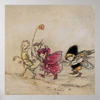 “Elves” Fairy Art by Arthur Rackham