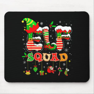 Elves Family Christmas Matching Pajamas Xmas Elf S Mouse Pad