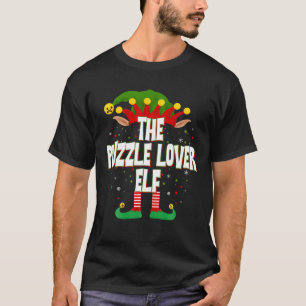 Elves Group The Puzzle Lover Elf Christmas T-Shirt