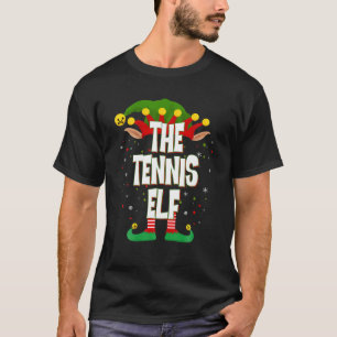 Elves Group The Tennis Elf Christmas T-Shirt