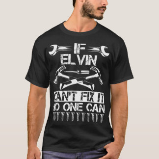 ELVIN Fi It Funny Birthday Personalised Name Dad G T-Shirt