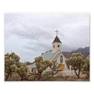 Elvis church at the Superstition mountains. Photo Print