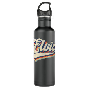 Elvis Name Personalised Vintage Retro Gift Men Wom 710 Ml Water Bottle