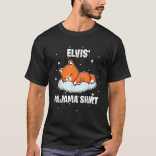 Elvis Pajama Personalized Sleeping  T-Shirt
