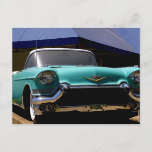 Elvis Presley's Green Cadillac Convertible in Postcard