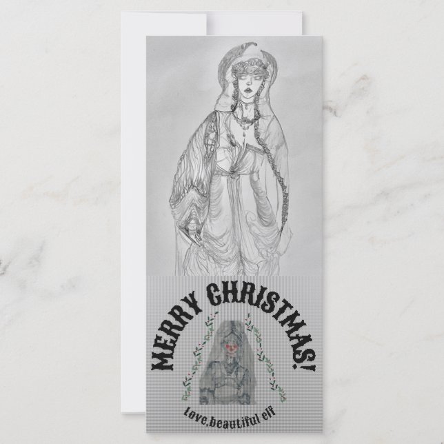 Elvish Christmas card (Front)