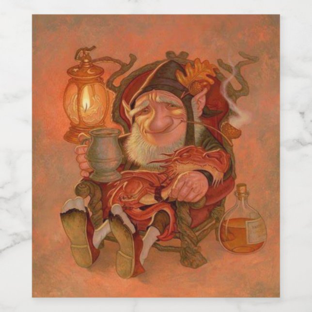 Elvish Wine Label (Single Label)