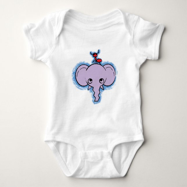 Ely F & Ant™ Baby Bodysuit (Front)