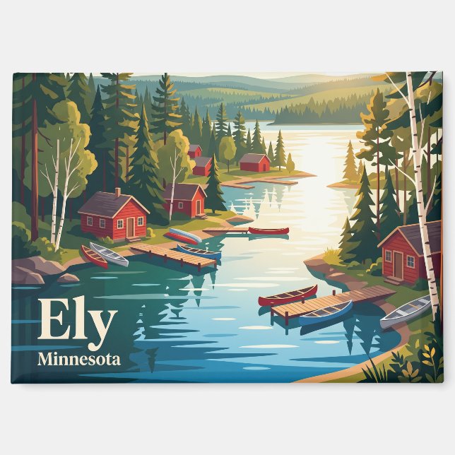 Ely, Minnesota, USA Magnet (Front)
