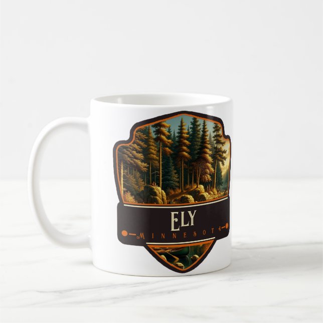 Ely, Minnesota | Vintage Coffee Mug (Left)