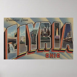 Elyria, OhioLarge Letter ScenesElyria, OH Poster
