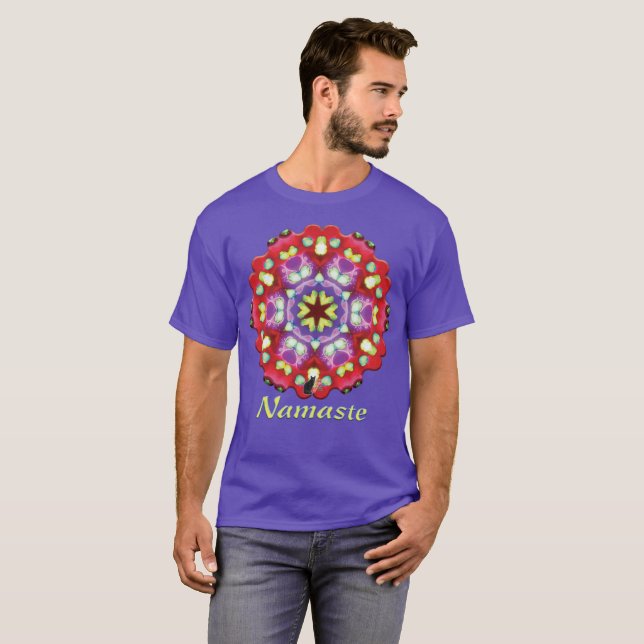 Elysium Namaste Kaleidoscope T-shirt (Front Full)