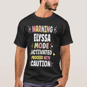 ELYSSA Personalised Women's Gift Custom ELYSSA T-Shirt
