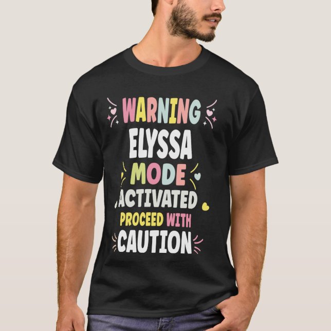 ELYSSA Personalised Women's Gift Custom ELYSSA T-Shirt (Front)