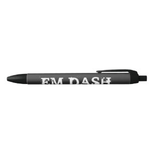 Em Dash Writing Black Ink Pen