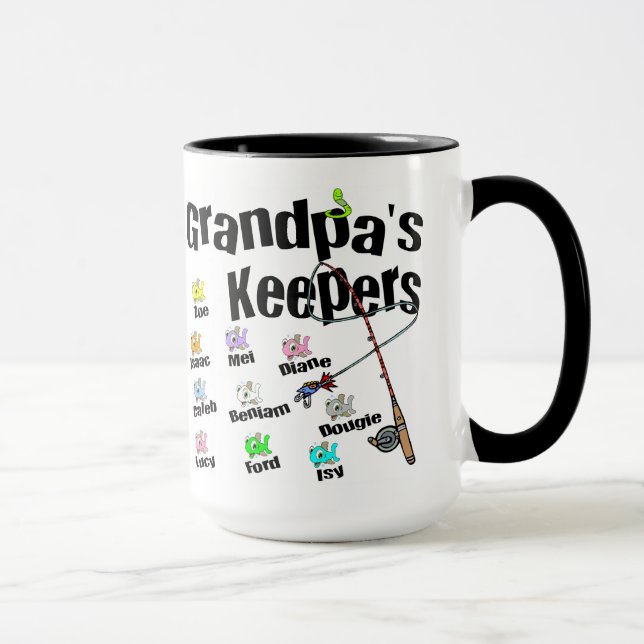 Email me FIRST for Grandpa's keepers gifts. Mug (Right)