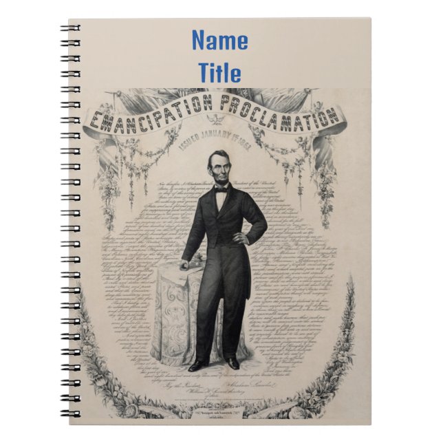 Emancipation Notebook (Front)