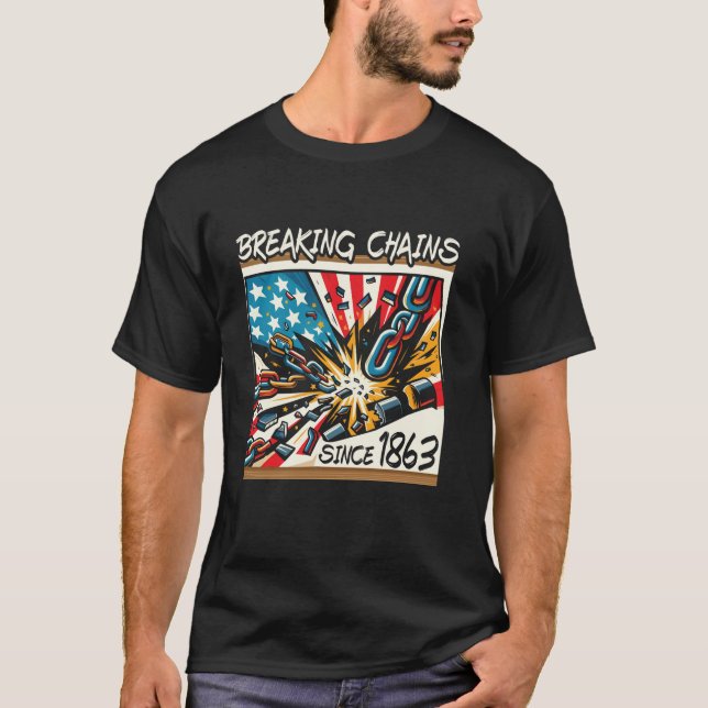 Emancipation Proclamation African American Junetee T-Shirt (Front)
