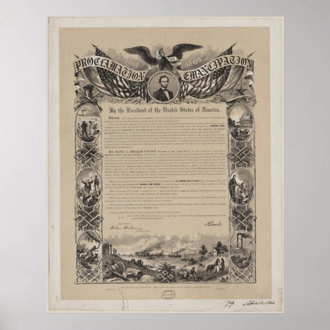 Emancipation Proclamation Poster (Front)