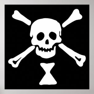 Emanuel Wynne Pirate Flag Jolly Roger Poster