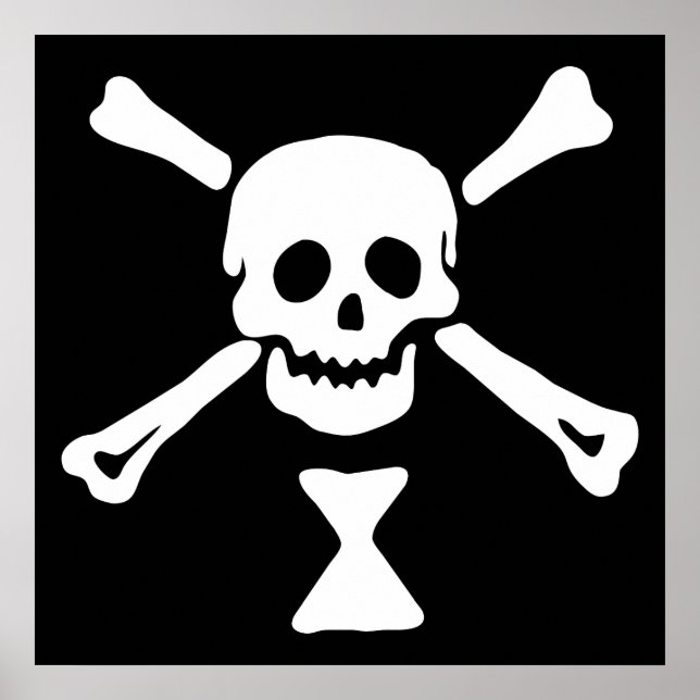 Emanuel Wynne Pirate Flag Jolly Roger Poster (Front)