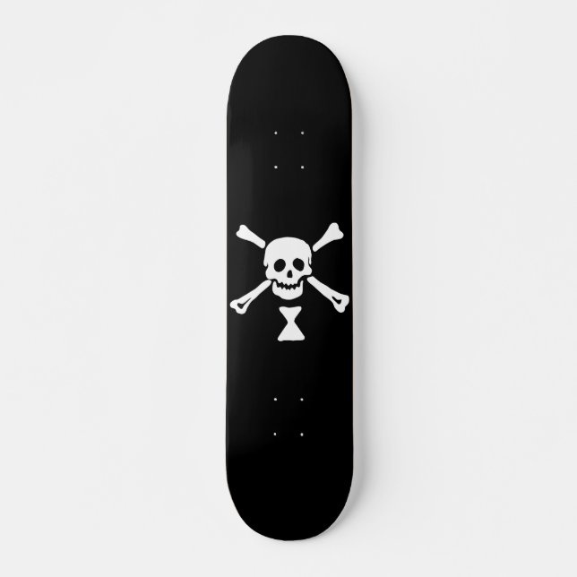 Emanuel Wynne Pirate Flag Jolly Roger Skateboard (Front)