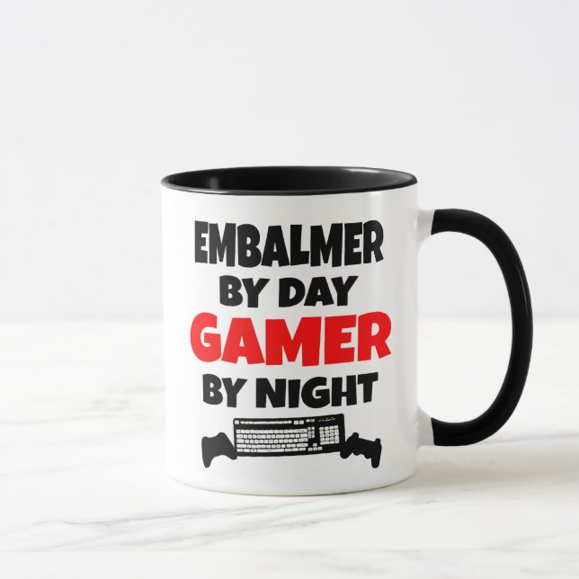 Embalmer by Day Gamer by Night Mug (Right)