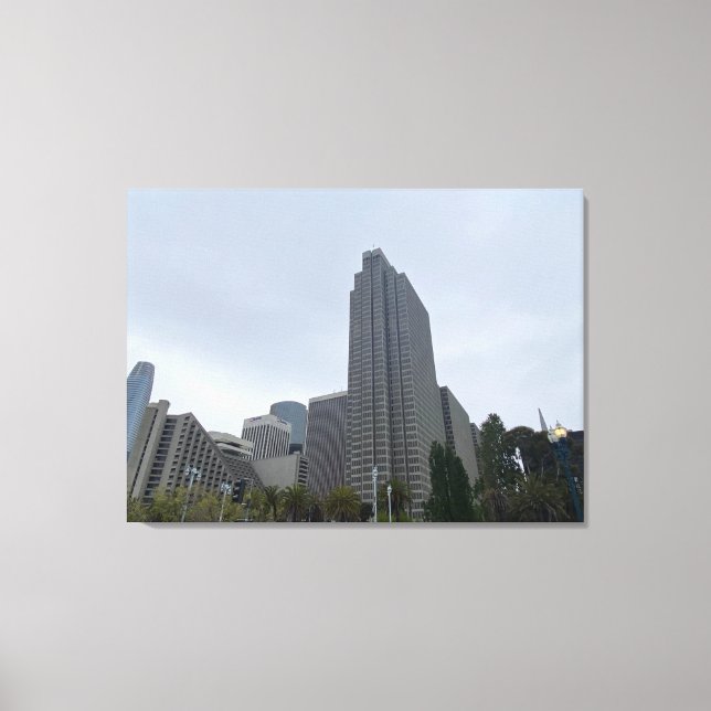 Embarcadero Lights Canvas Print (Front)
