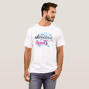 Embark on Epic Adventures: Discover, Explore, Wand T-Shirt