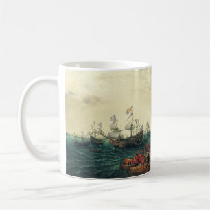Embarkation at Margate of the Elector Palatine Coffee Mug