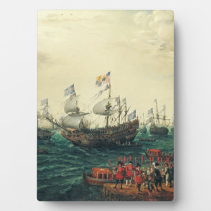 Embarkation at Margate of the Elector Palatine Plaque