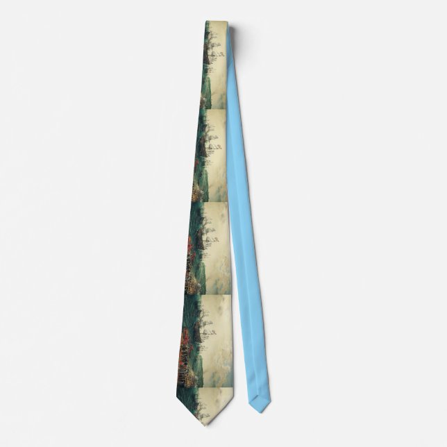 Embarkation at Margate of the Elector Palatine  Tie (Front)