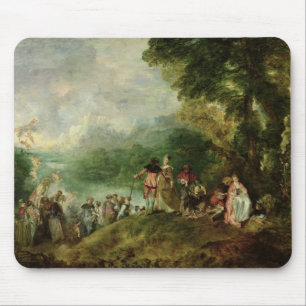 Embarkation for Cythera, 1717 Mouse Pad