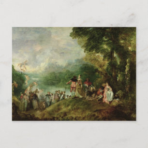 Embarkation for Cythera, 1717 Postcard