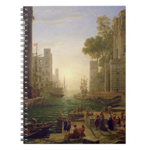 Embarkation of St. Paula Romana at Ostia, 1637-39 Spiral Notebook