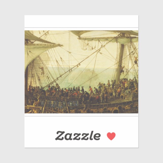 Embarkation of the Elector Palatine  (Sheet)