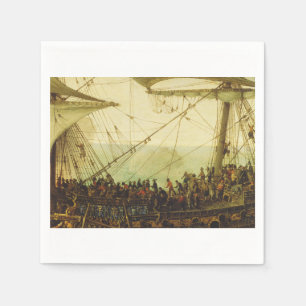 Embarkation of the Elector Palatine Napkin