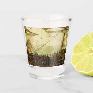 Embarkation of the Elector Palatine  Shot Glass