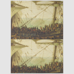 Embarkation of the Elector Palatine  Tissue Paper