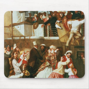Embarkation Scene Mouse Pad