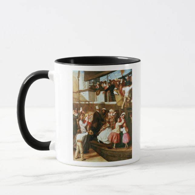 Embarkation Scene Mug (Left)