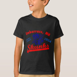 Embarr Mn Skunks Vintage Baseball Team 19 T Shirt_ T-Shirt