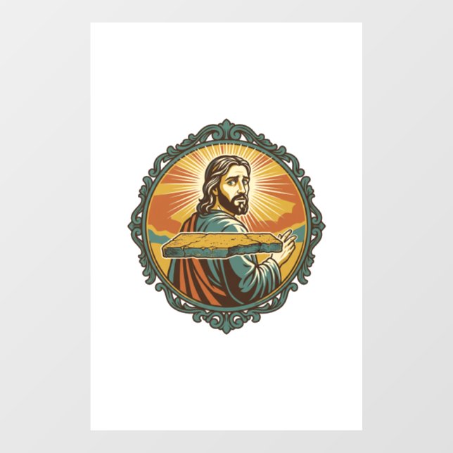 Embarrassed Jesus Tripping Flat Surface Public Clu (Sheet)