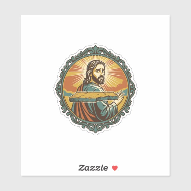 Embarrassed Jesus Tripping Flat Surface Public Clu (Sheet)