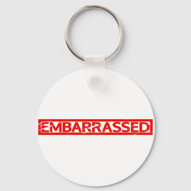 Embarrassed Stamp Key Ring (Front)