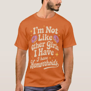 Embarrassing Hemorrhoids Inappropriate Adult Humor T-Shirt