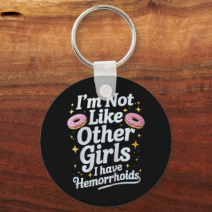 Embarrassing Hemorrhoids Inappropriate Adult Humou Key Ring