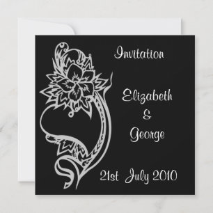 Embelished Heart Invitation