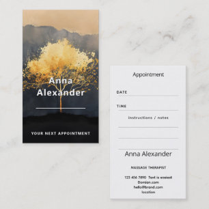 Ember Canopy Minimal Design Business Card