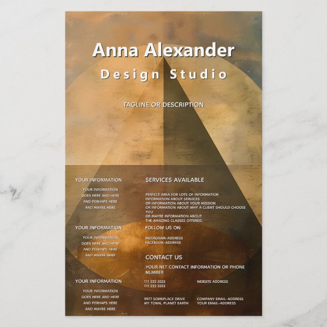 Ember Canopy | Minimal Design Flyer (Front)